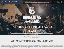 Tablet Screenshot of bungalowsandbears.com